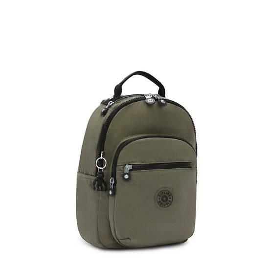 Kipling Seoul Small Classic Tablet Ryggsekk Grønn | NO 1356ZU